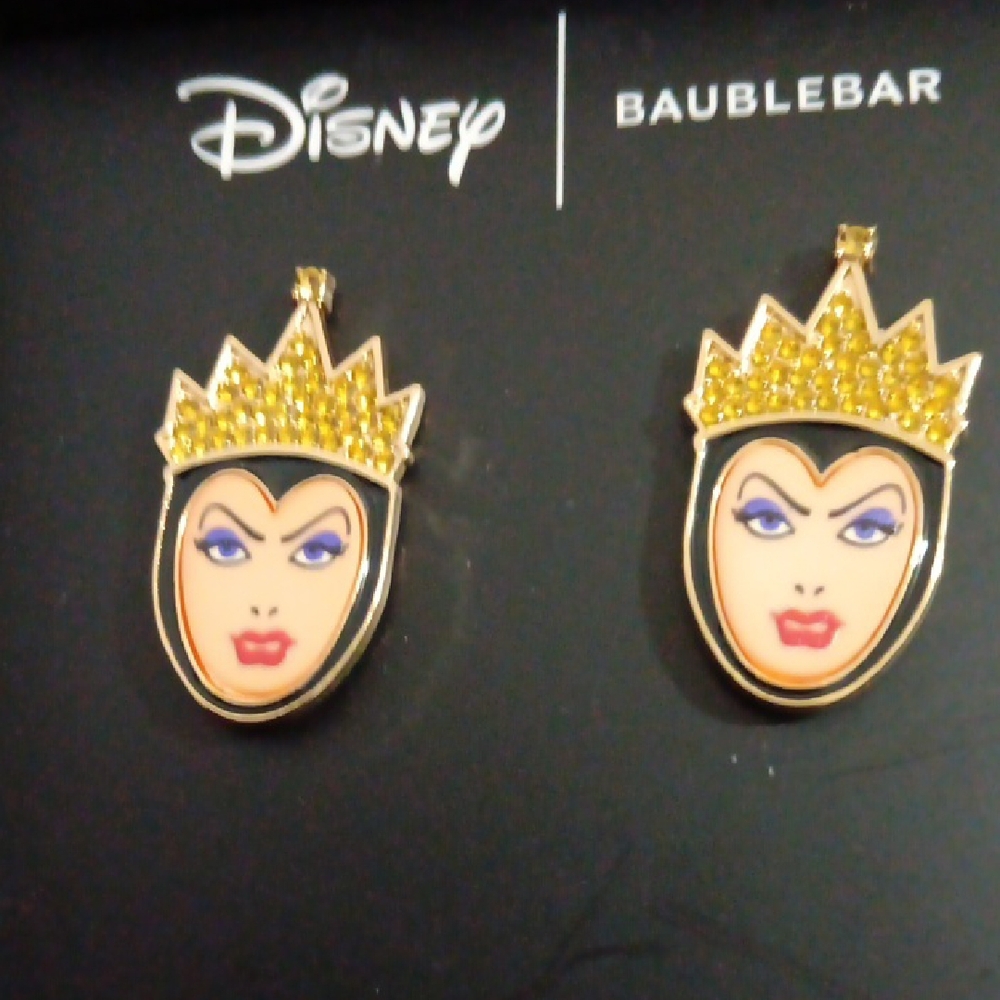 BaubleBar x Disney Evil Queen Earrings - Picture 3 of 3